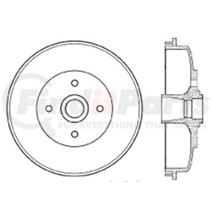 122.40005 by CENTRIC - Centric Premium Brake Drum