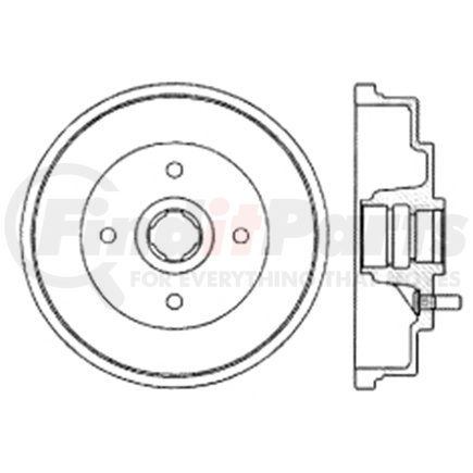 122.42017 by CENTRIC - Centric Premium Brake Drum