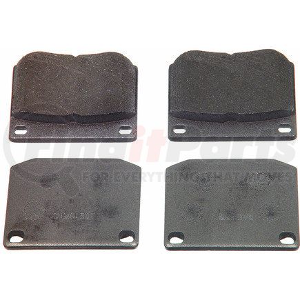 MX2A by WAGNER - Wagner ThermoQuiet MX2A Semi-Metallic Disc Brake Pad Set