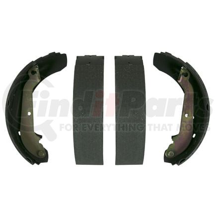 PAB557 by WAGNER - Wagner ThermoQuiet PAB557 Drum Brake Shoe Set