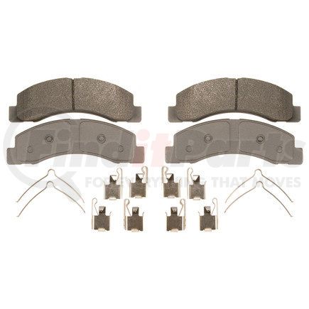 QC756 by WAGNER - Wagner ThermoQuiet QC756 Ceramic Disc Brake Pad Set