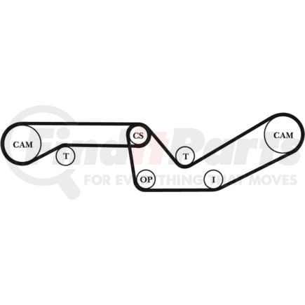 151 by GATES - 2 BELT SET