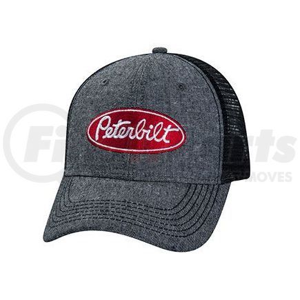 123522400 by PETERBILT - Chambray Mesh Back Cap