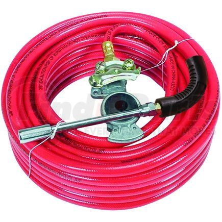 574-50GH by AMFLO - Tire Inflator - Heavy Duty, 300 PSI, 3/8" x 50' PVC Glad-Hand Air Hose