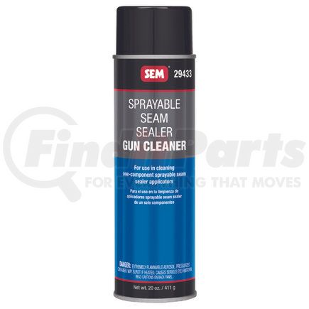 29433 by SEM PRODUCTS - Sprayable Seam Sealer Gun Cleaner