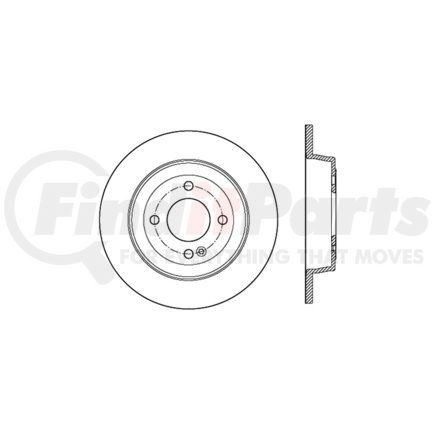StopTech 127.51047R Disc Brake Rotor StopTech Sport Drilled & Slotted Brake Rotor; Rear Right