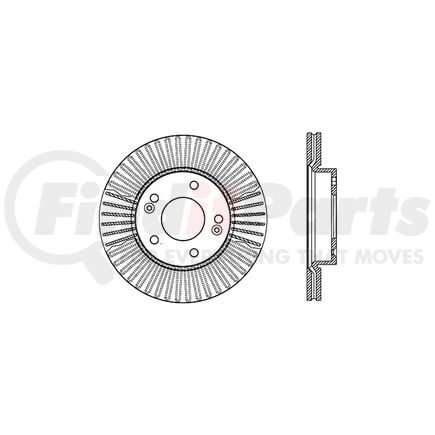 StopTech 127.50026R Disc Brake Rotor StopTech Sport Drilled & Slotted Brake Rotor; Front Right