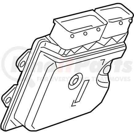 F87Z12A650AJC by FORD - MODULE - ENGINE CONTROL - EEC