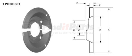 Leland L3160 Brake Hardware Tech Tray DUST SHIELD (SO)