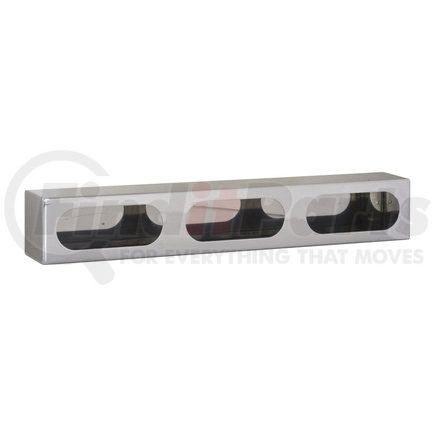 lb3253sst by BUYERS PRODUCTS - Triple Oval Light Box - Stainless Steel