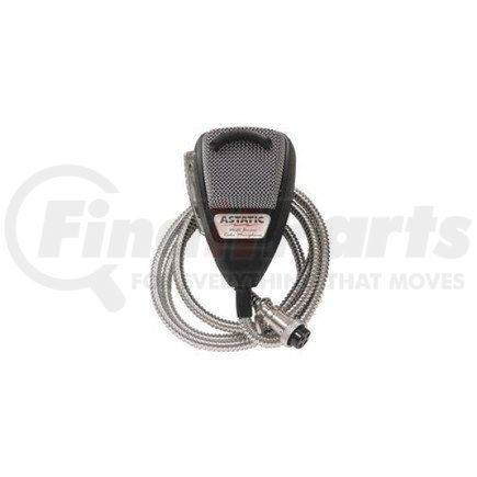 302-10001 by TRUCKSPEC - Astatic(TM) - 636LSE Noise Canceling 4-Pin CB Microphone, Silver Edition
