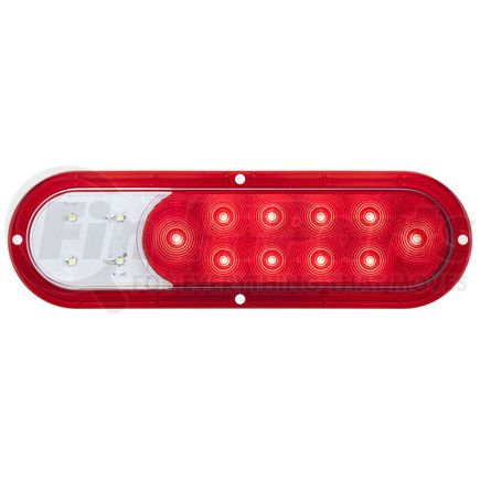 STL68RB by OPTRONICS - STL68 Series Combination Stop/Turn/Tail and Back-Up Light - LED, Red, 14 Diodes