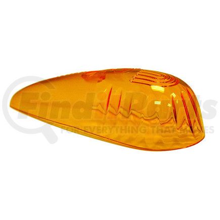 118-15A by PETERSON LIGHTING - Replacement Lens - for Cab Marker Light, Amber, Acrylic
