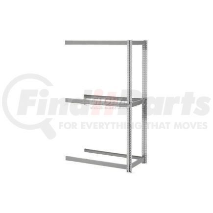 785531GY by GLOBAL INDUSTRIAL - Expandable Add-On Rack 96"W x 24"D x 84"H With 3 Levels No Deck 800 Lb Cap Per Level - Gray