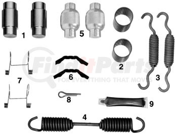 Leland K309K Air Drum Brake Kit BRAKE KIT (SO)