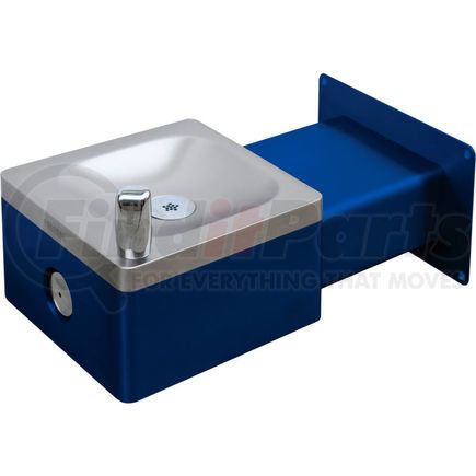 761224BL by GLOBAL INDUSTRIAL - Global Industrial&#8482; Outdoor Wall Mounted Drinking Fountain, Blue