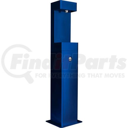 761222BL by GLOBAL INDUSTRIAL - Global Industrial&#8482; Outdoor Pedestal Bottle Filling Station, Blue