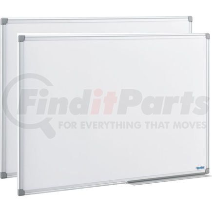 695462PK by GLOBAL INDUSTRIAL - Global Industrial&#8482; Melamine Dry Erase Whiteboard - 36 x 24 - Double Sided - Pack of 2
