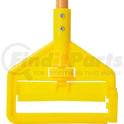 FGH116000000** by RUBBERMAID - Rubbermaid&#174; 60" Invader Side Gate Wood Mop Handle, Yellow - FGH116000000