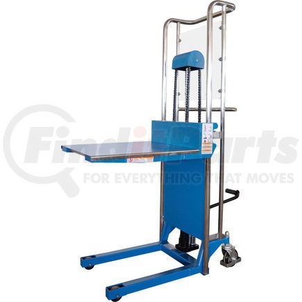 989055 by GLOBAL INDUSTRIAL - Global Industrial&#153; Hydraulic Lift Positioner Truck, 880 Lb. Capacity