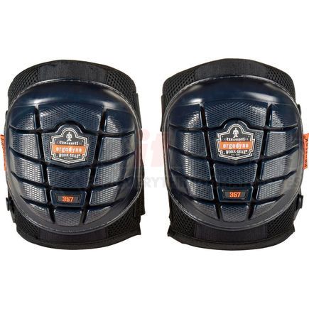 18457 by ERGODYNE - Ergodyne&#174; ProFlex&#174; 357 Lightweight Gel Knee Pads, Short Cap, Black, 18457