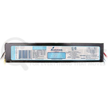 ICN4P32N by PHILLIPS INDUSTRIES - Philips Advance ICN4P32N Electronic T8 Ballast, Instant Start, 4 or 3- 32W T8 Lamps, .88 BF