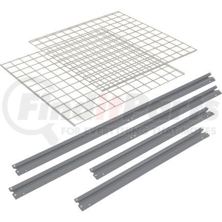 581097GY by GLOBAL INDUSTRIAL - Global Industrial&#8482; Additional Level For 60"W x 24"D High Capacity Rack Wire Deck - Gray