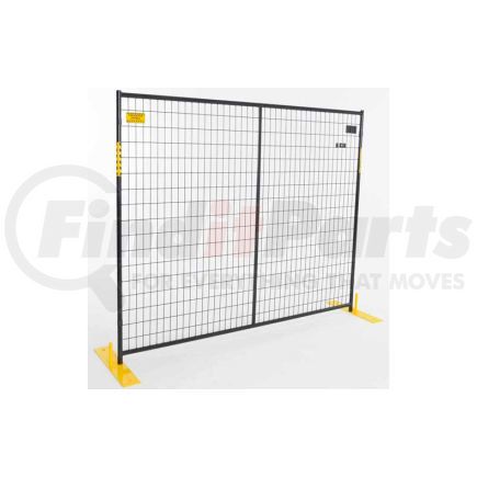 RF 10005 - 8 by JEWETT CAMERON COMPANIES - Perimeter Patrol&#153; Welded Steel Powder Coat Fence - 8 Panel Kit