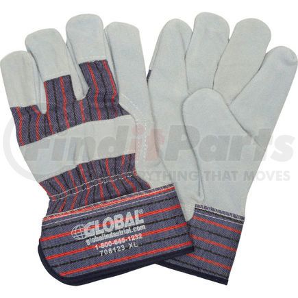 708123XL by GLOBAL INDUSTRIAL - Global Industrial&#8482; Leather Palm Safety Gloves with 2-1/2" Safety Cuff, X-Large, 1 Pair