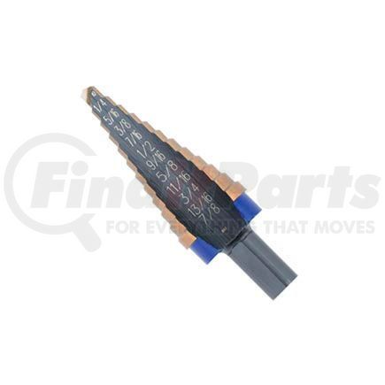 10234CB by IRWIN - Unibit Cobalt Step Drill-4 12 Hole Sizes (3/16"-7/8"), 1/16" Increments