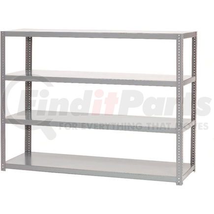 236615 by GLOBAL INDUSTRIAL - Global Industrial&#153; Extra Heavy Duty Shelving, 48"W x 24"D x 72"H, 4 Shelves, Gray