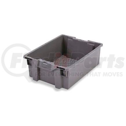 GS6040-18 by LEWIS-BINS.COM - ORBIS Stack-N-Nest Pallet Container GS6040-18 - 23-5/8 x 15-3/4 x 7-1/8 Gray