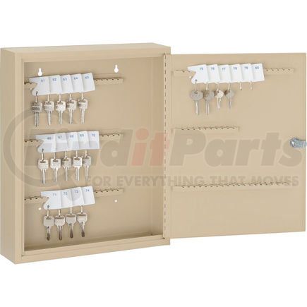 270298 by GLOBAL INDUSTRIAL - Global Industrial&#8482; Key Cabinet - 110 Keys, Sand