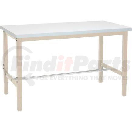 606975TN by GLOBAL INDUSTRIAL - Global Industrial&#153; 48"W x 36"D Production Workbench - Plastic Laminate Square Edge - Tan