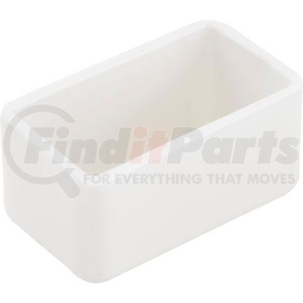 713123 by GLOBAL INDUSTRIAL - Global Industrial 1-5/8 X 7/8" Plastic White End Cap P2860-33vy