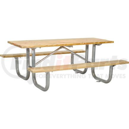 695502 by GLOBAL INDUSTRIAL - Global Industrial&#8482; 6 ft. Wood Picnic Table