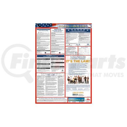 LLPF by NATIONAL MARKER COMPANY - Labor Law Poster - Federal Labor Law Poster