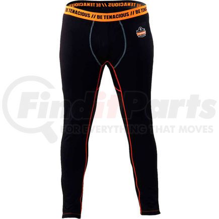 40806 by ERGODYNE - Ergodyne N-Ferno&#174; 6480 Thermal Base Layer Bottoms, Black, 2XL