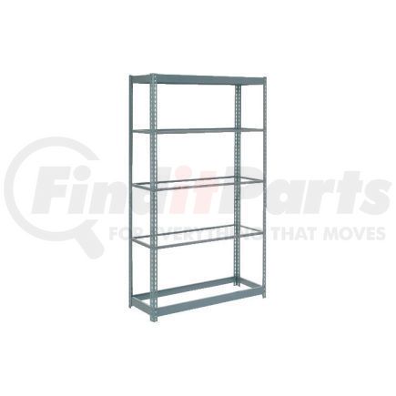 255630 by GLOBAL INDUSTRIAL - Global Industrial&#8482; Heavy Duty Shelving 48"W x 18"D x 72"H With 5 Shelves - No Deck - Gray