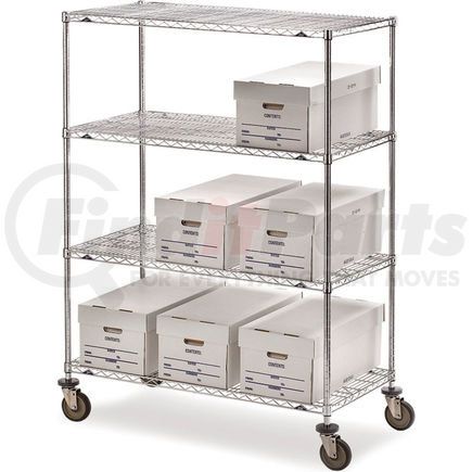 5444300 by METRO - Metro Super Erecta Shelf Trucks with Wire Shelves - 48" Wx18" D Shelf - 68" H