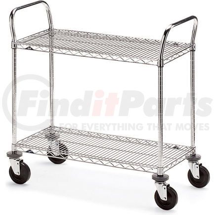 5450100 by METRO - Metro Two-Shelf Wire Carts - 36" Wx18" D Shelf