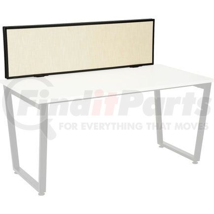 695446 by GLOBAL INDUSTRIAL - Interion&#174; Universal Clamp-On Desk Partition - Fabric