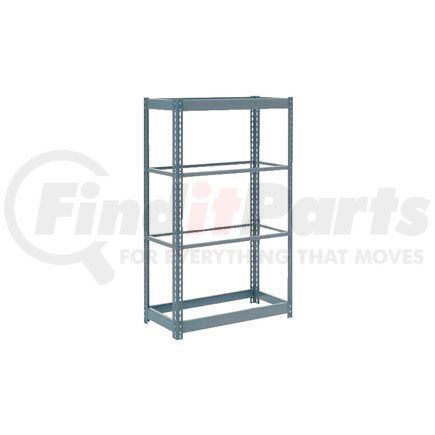 255623 by GLOBAL INDUSTRIAL - Global Industrial&#8482; Heavy Duty Shelving 48"W x 12"D x 72"H With 4 Shelves - No Deck - Gray