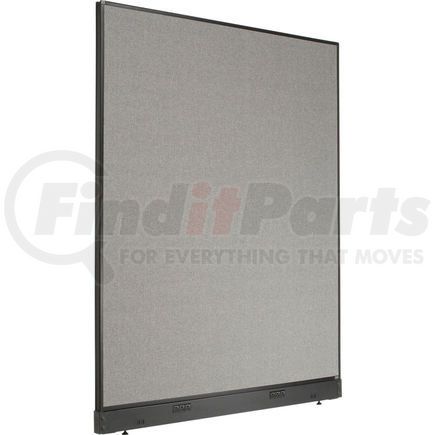 238640EGY by GLOBAL INDUSTRIAL - Interion&#174; Electric Office Partition Panel, 60-1/4"W x 76"H, Gray