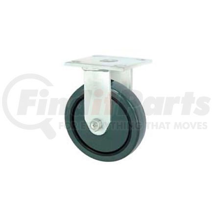 3498-6 by CASTERS, WHEELS & INDUSTRIAL HANDLING - Faultless Rigid Plate Caster 3498-6 6" Polyurethane Wheel