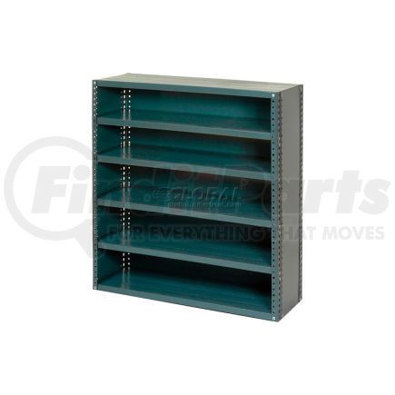 239604 by GLOBAL INDUSTRIAL - Global Industrial&#153; Steel Closed Shelving 6 Shelves No Bin - 36x12x39