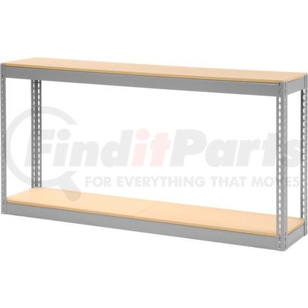 130162 by GLOBAL INDUSTRIAL - Global Industrial&#8482; Record Storage Without Boxes 72"W x 15"D x 36"H - Gray