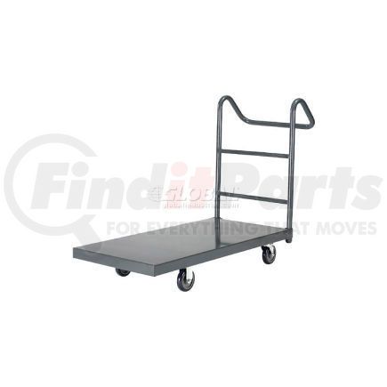 952106E by GLOBAL INDUSTRIAL - Global Industrial&#153; Steel Deck Truck 48x24 1000 Lb. Cap. 5" Polyurethane Casters - Ergo Handle