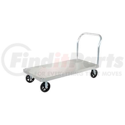 585466S by GLOBAL INDUSTRIAL - Magliner&#174; Aluminum Platform Truck with Smooth Deck 48 x 30 2400 Lb. Cap.