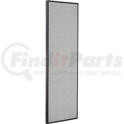 277662GY by GLOBAL INDUSTRIAL - Interion&#174; Office Partition Panel, 24-1/4"W x 72"H, Gray